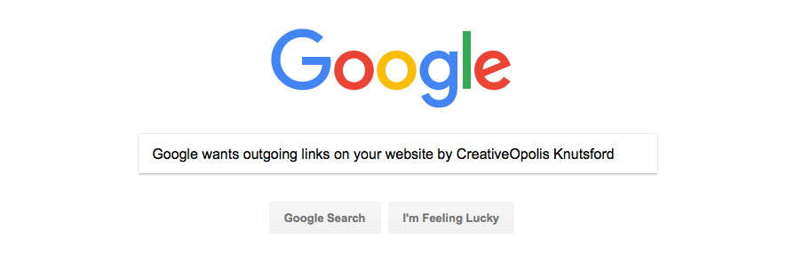 Google Wants Outgoing Links on Your Website